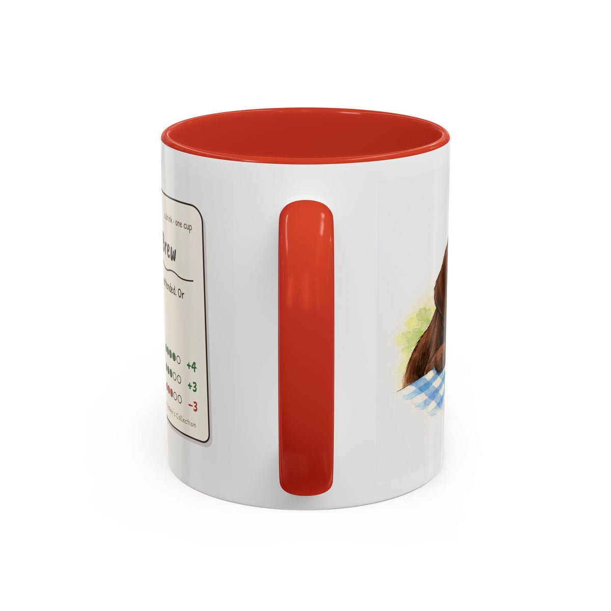 Funny chocolate Labrador mug, food thief Lab – view 9