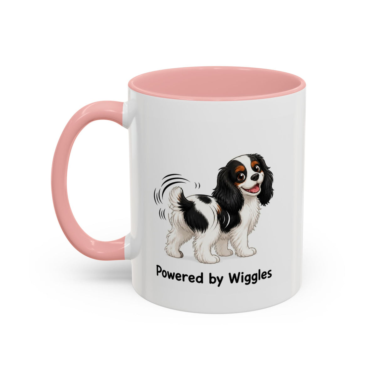 Powered by Wiggles Mug - Cavalier King Charles Spaniel - Tricolour