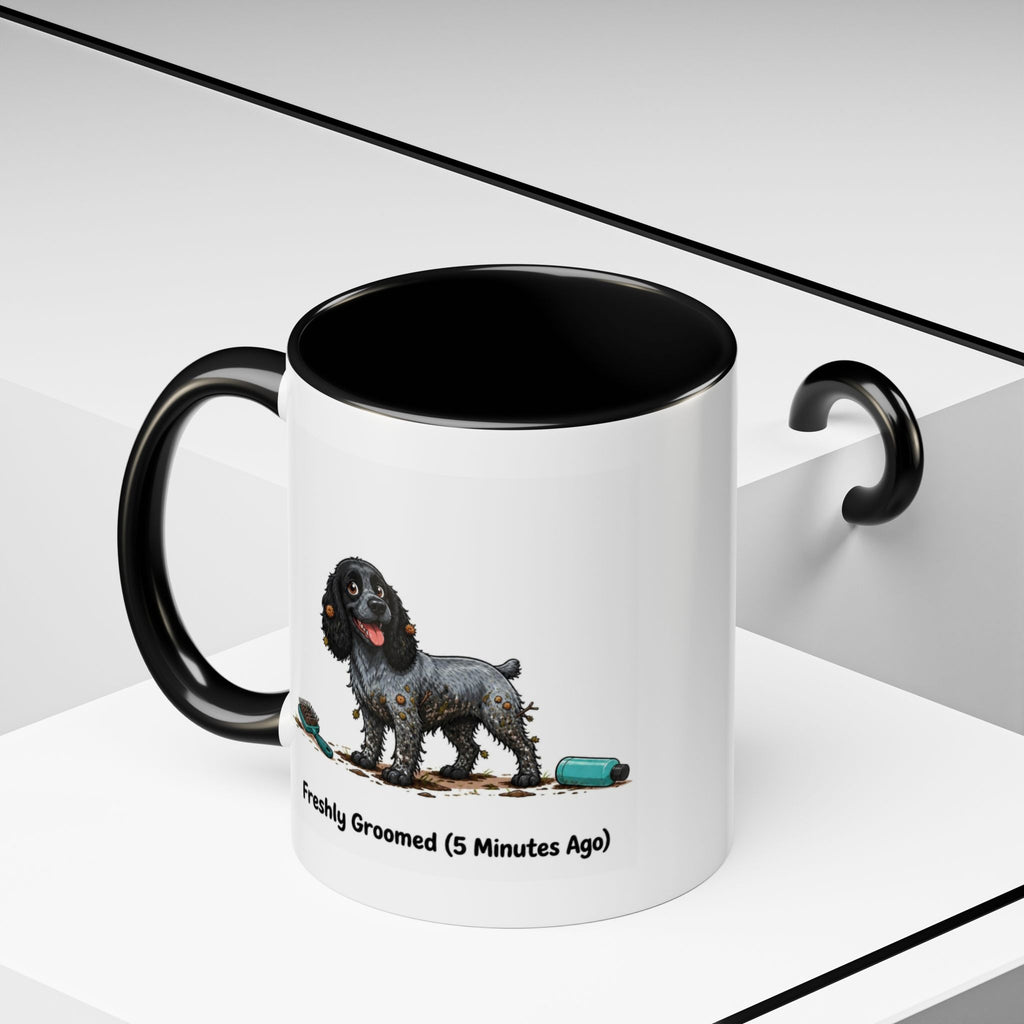 Freshly Groomed Mug - Cocker Spaniel - Blue Roan
