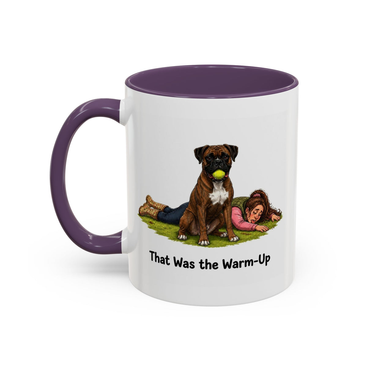 Warm-Up Mug - Boxer - Brindle - Woman