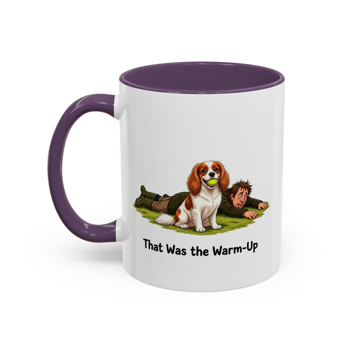 Warm-Up Mug - Cavalier King Charles Spaniel - Blenheim - Man