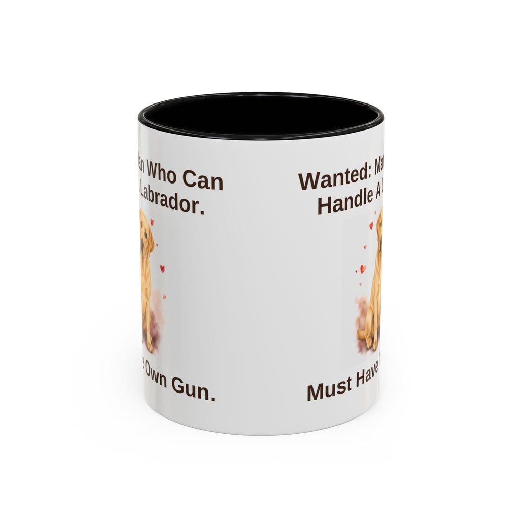 Wanted Mug - Labrador - Yellow - Man