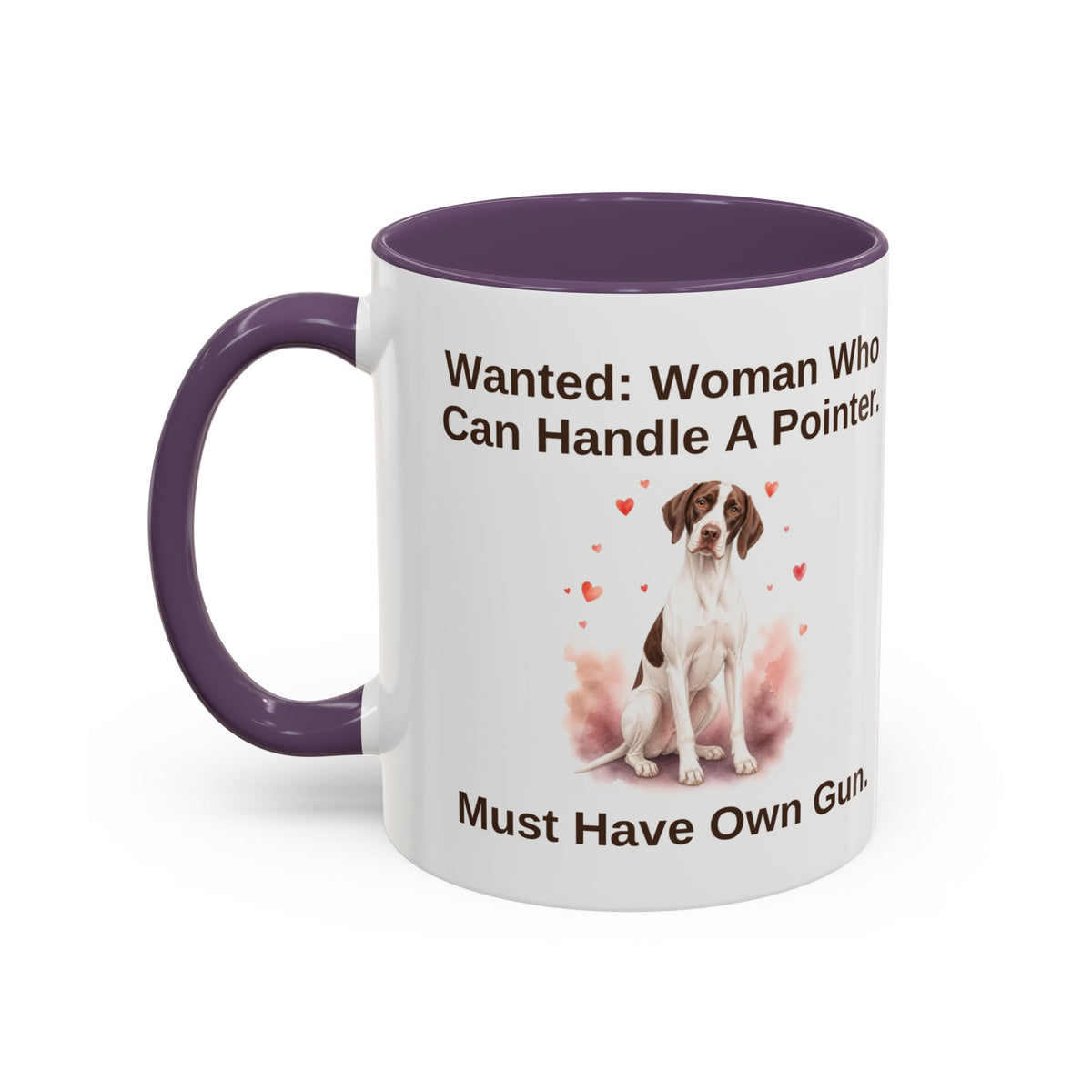 Wanted Mug - English Pointer - Liver & White - Woman