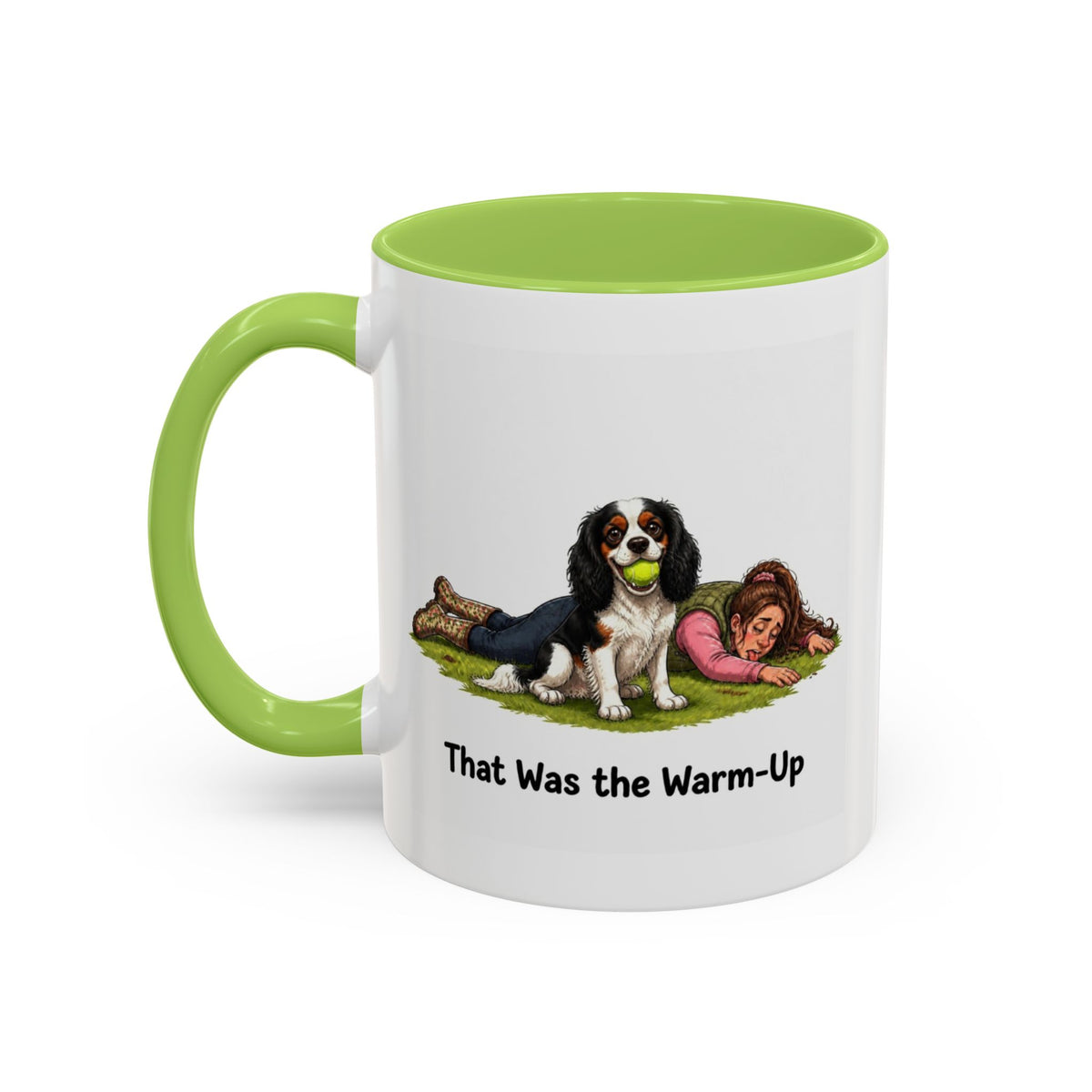 Warm-Up Mug - Cavalier King Charles Spaniel - Tricolour - Woman
