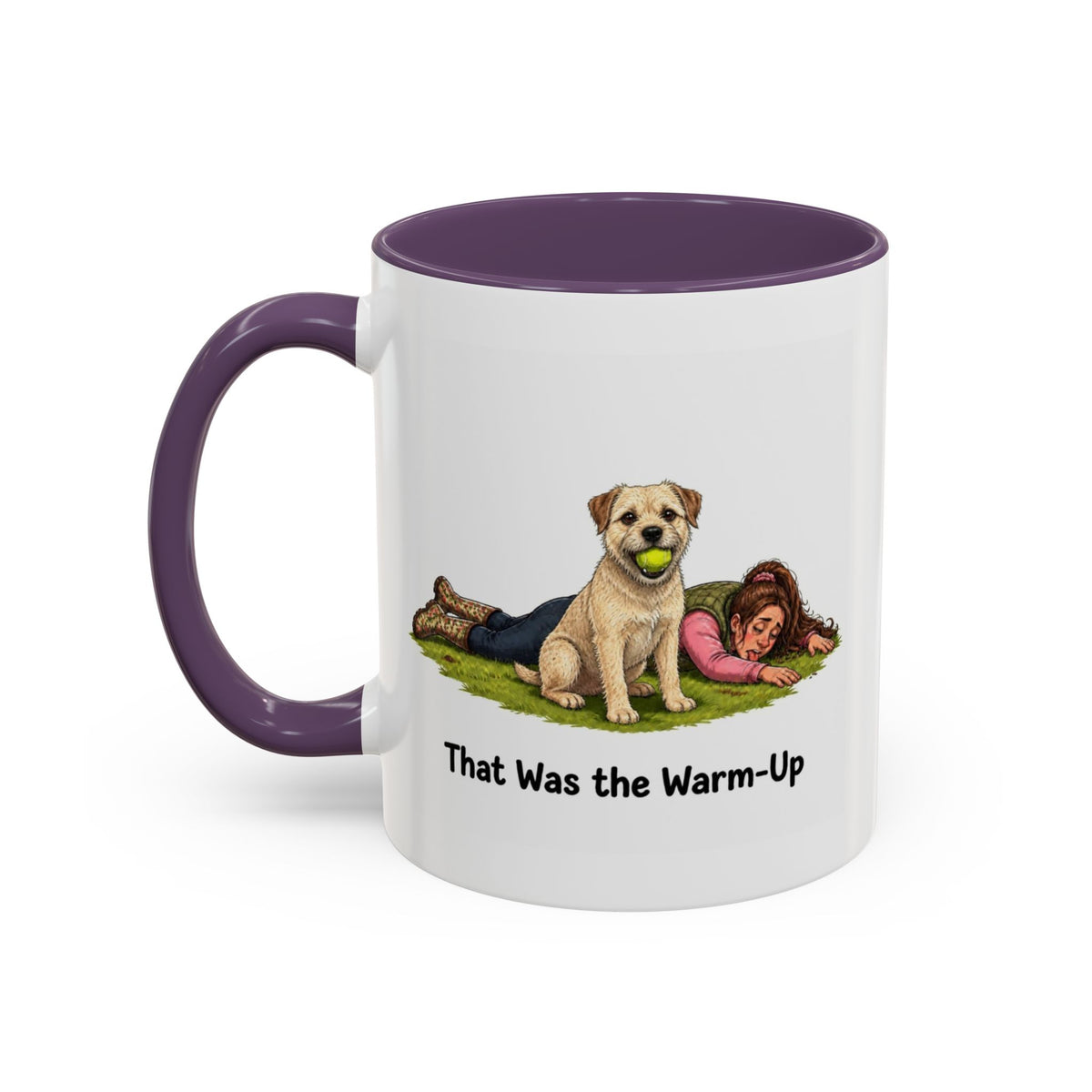 Warm-Up Mug - Border Terrier - Wheaten - Woman