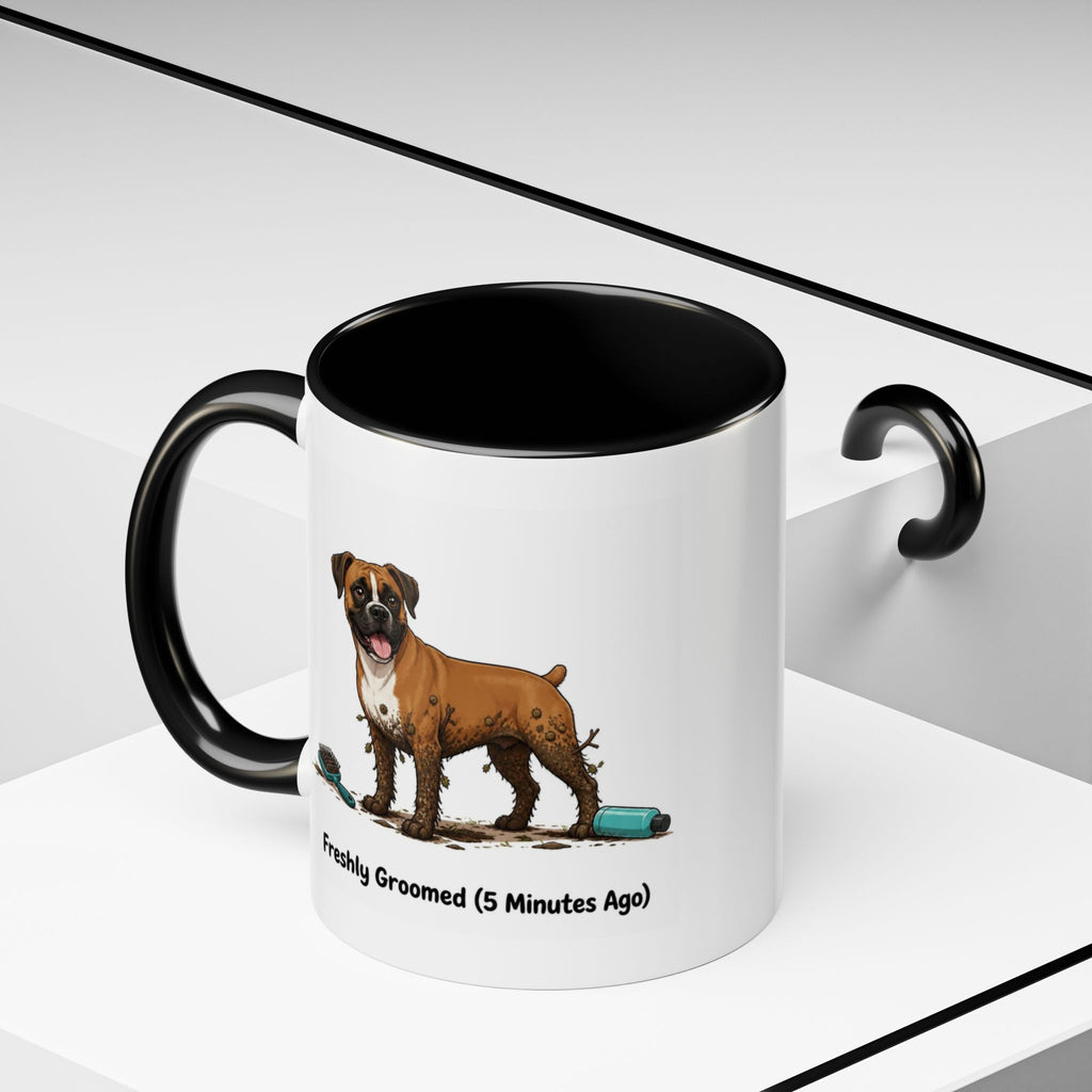 Freshly Groomed Mug - Boxer - Fawn