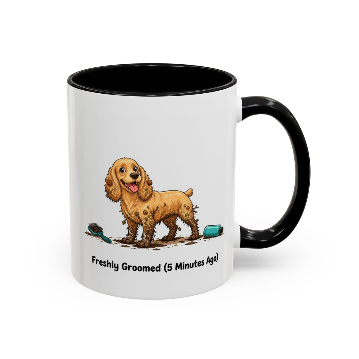Freshly Groomed Mug - Cocker Spaniel - Yellow (Golden)