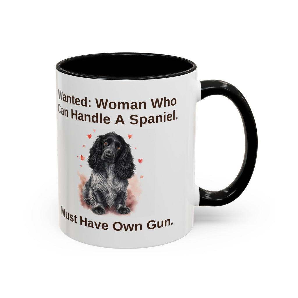 Wanted Mug - Cocker Spaniel - Blue Roan - Woman