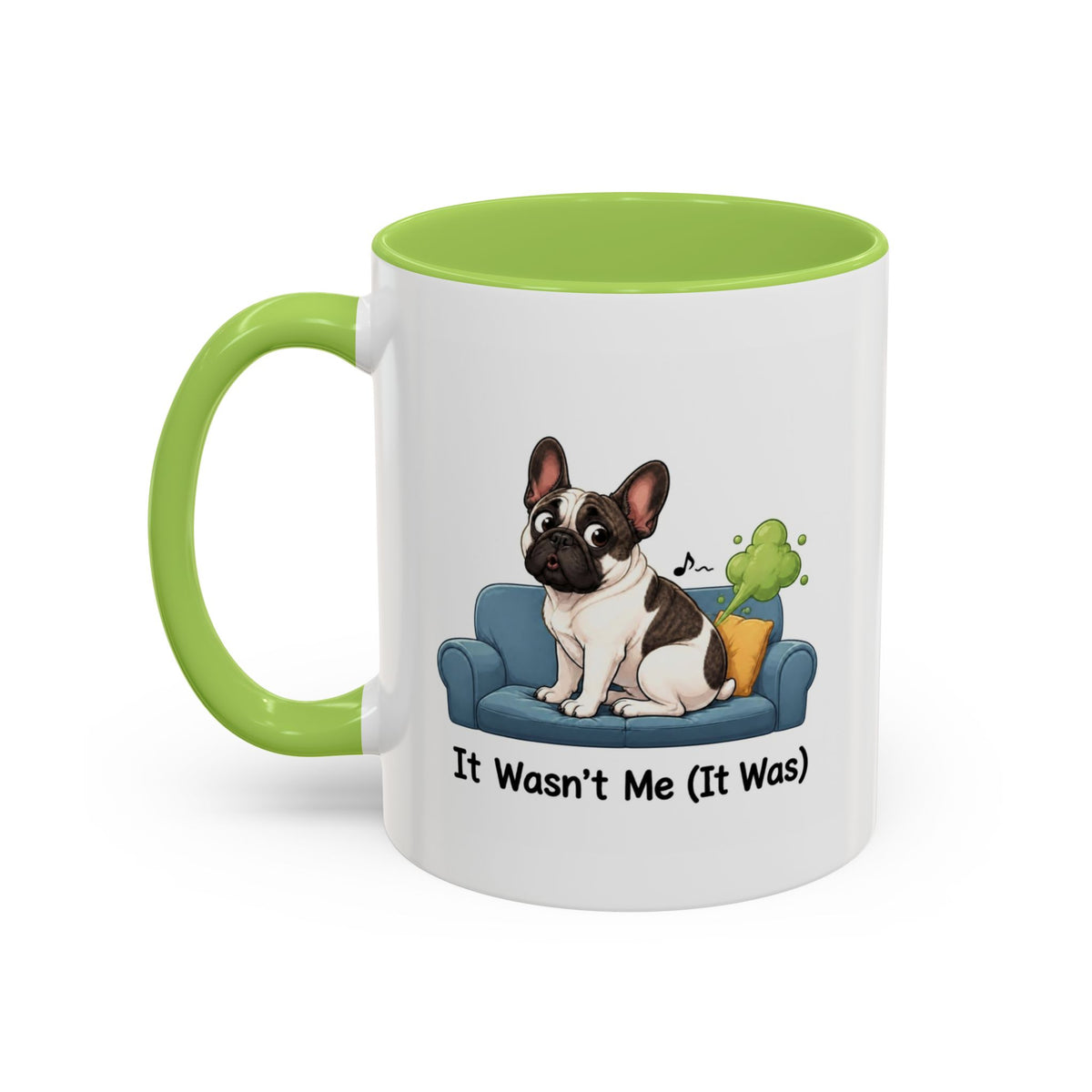 It Wasn't Me Mug - French Bulldog - Pied