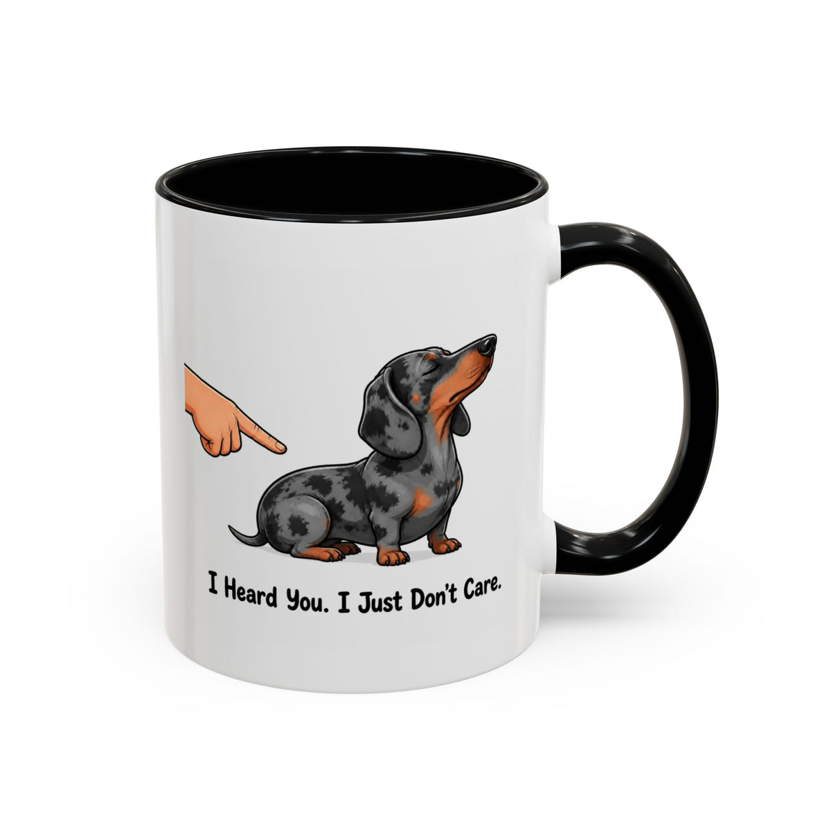 I Heard You Mug - Dachshund - Dapple