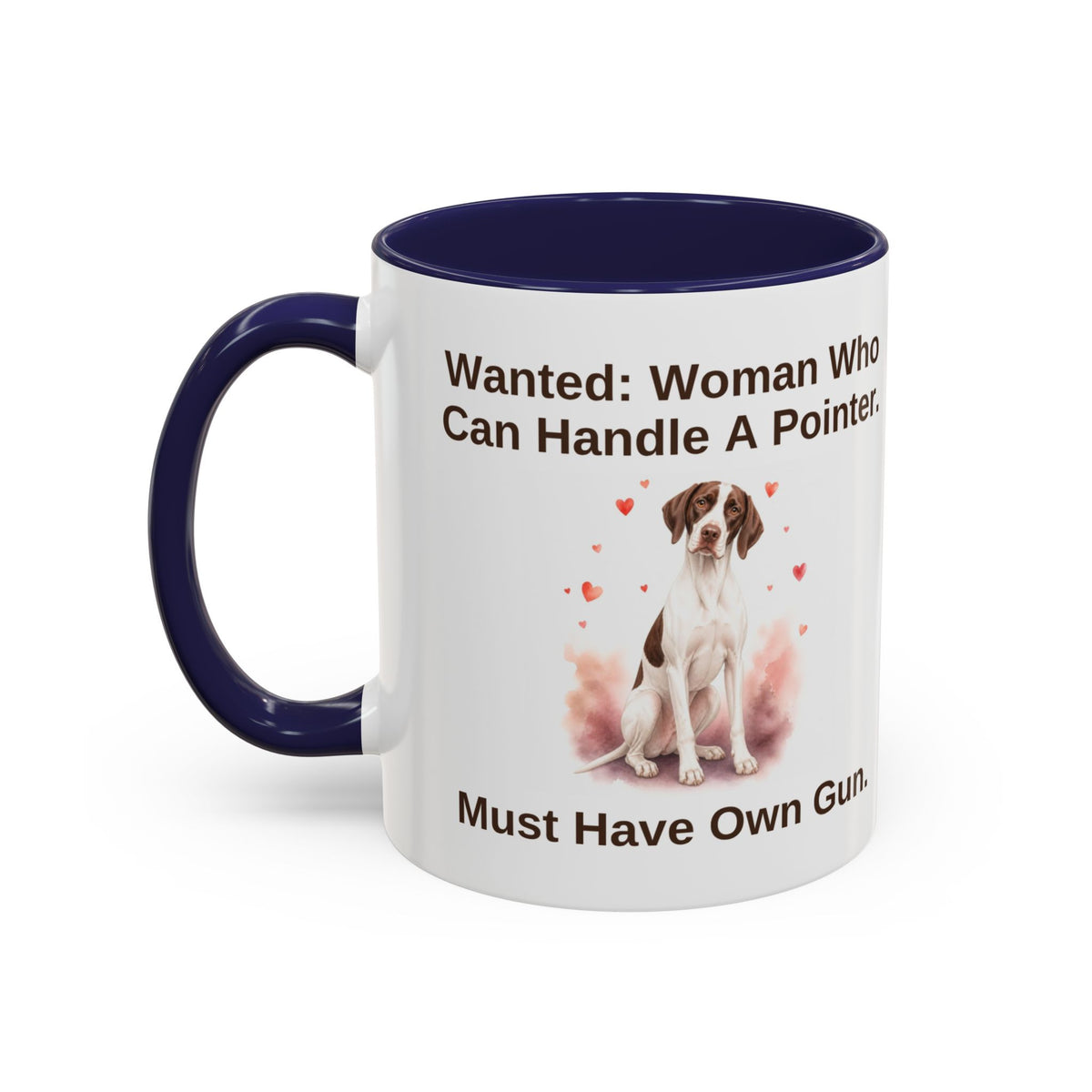 Wanted Mug - English Pointer - Liver & White - Woman
