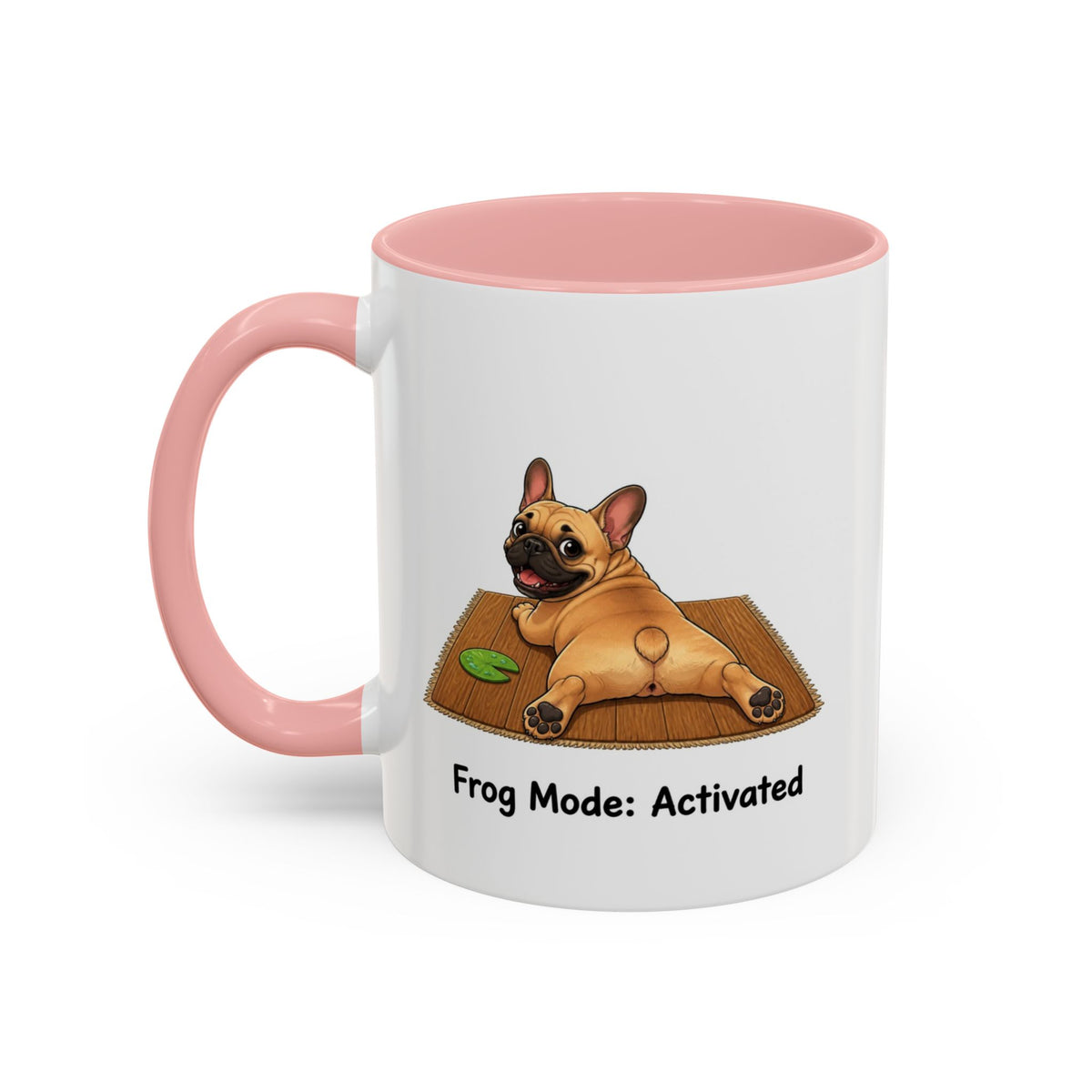 Frog Mode Mug - French Bulldog - Fawn