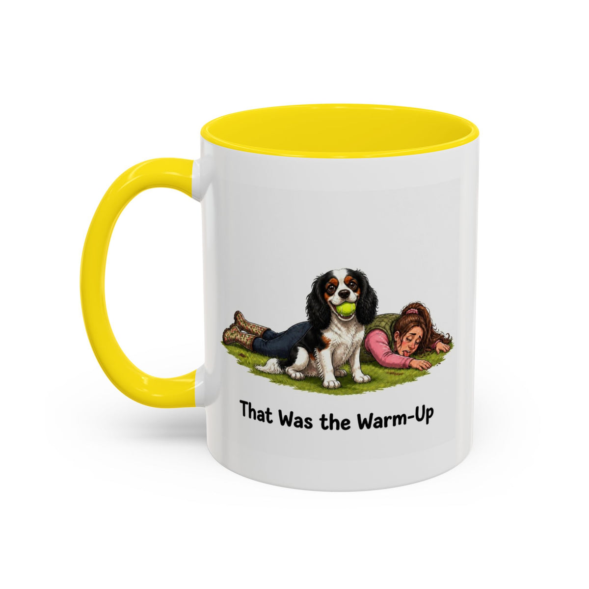 Warm-Up Mug - Cavalier King Charles Spaniel - Tricolour - Woman