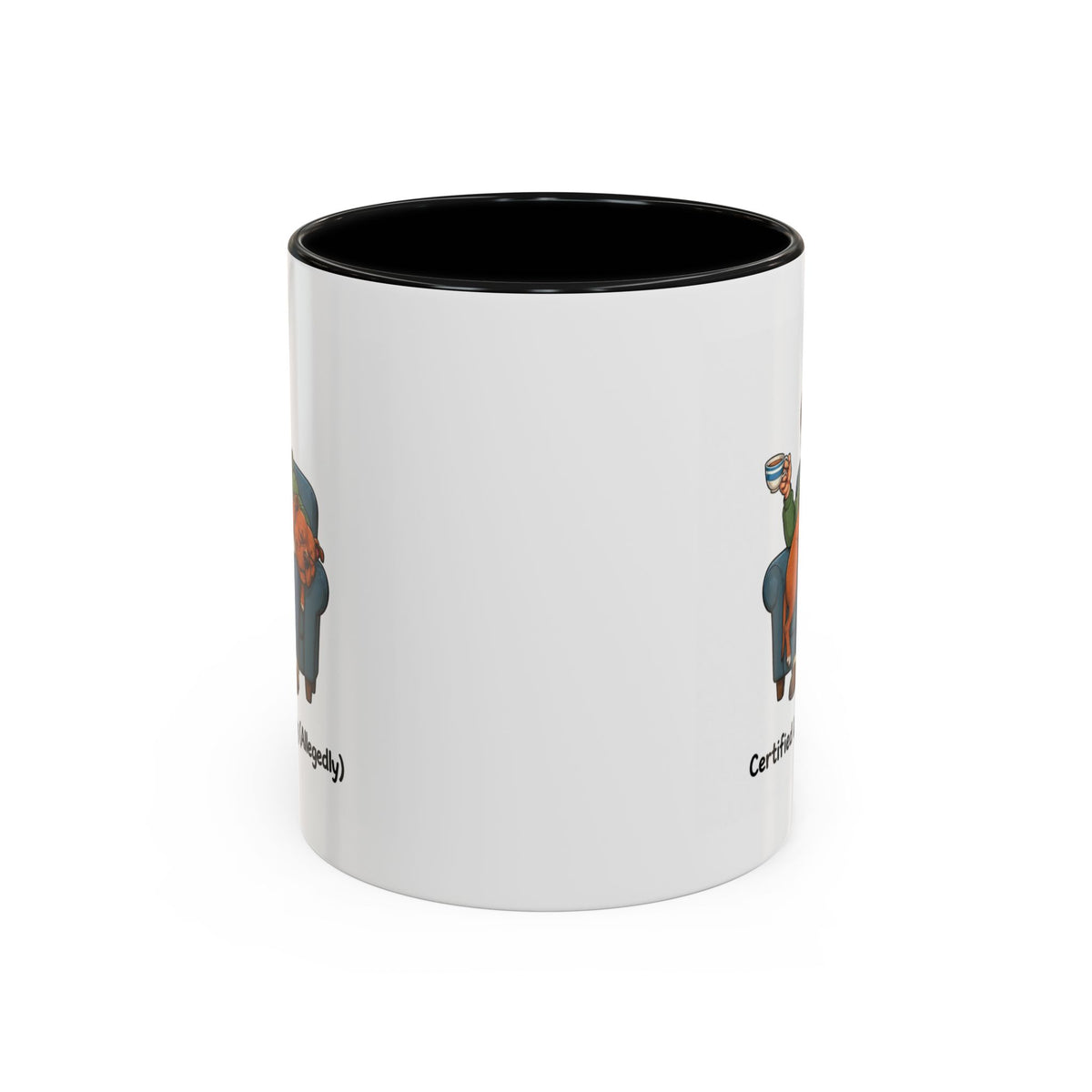 Lap Dog Mug - Staffordshire Bull Terrier - Red