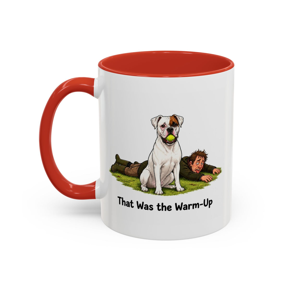 Warm-Up Mug - Boxer - White - Man