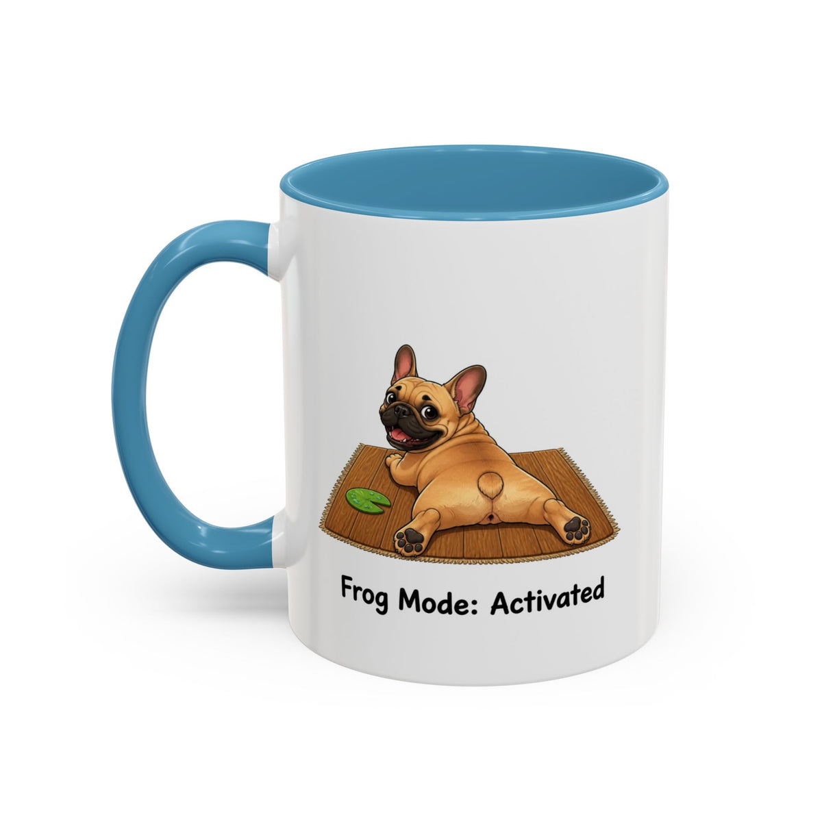 Frog Mode Mug - French Bulldog - Fawn