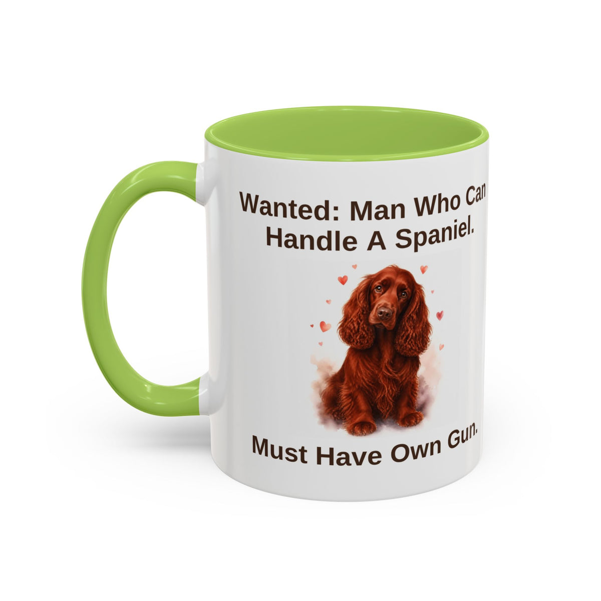 Wanted Mug - Cocker Spaniel - Red - Man