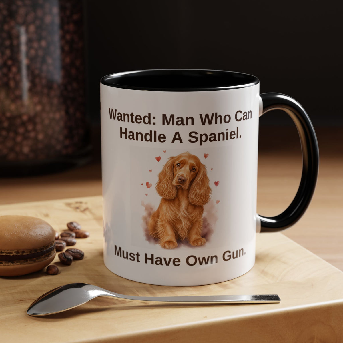 Wanted Mug - Cocker Spaniel - Golden - Man