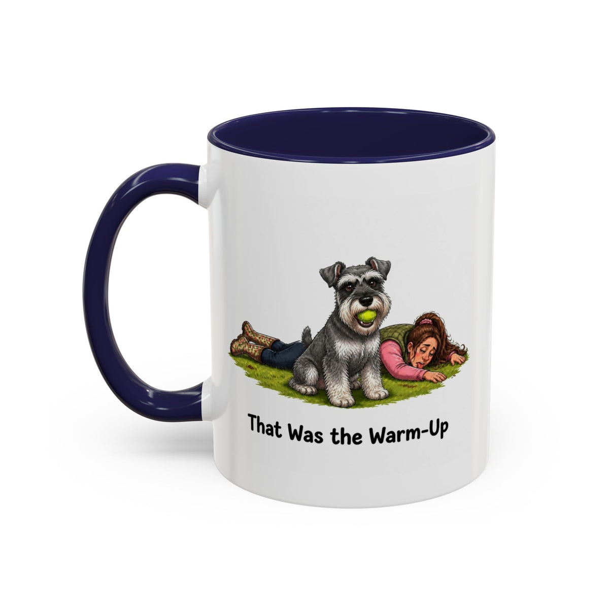 Warm-Up Mug - Miniature Schnauzer - Salt & Pepper - Woman
