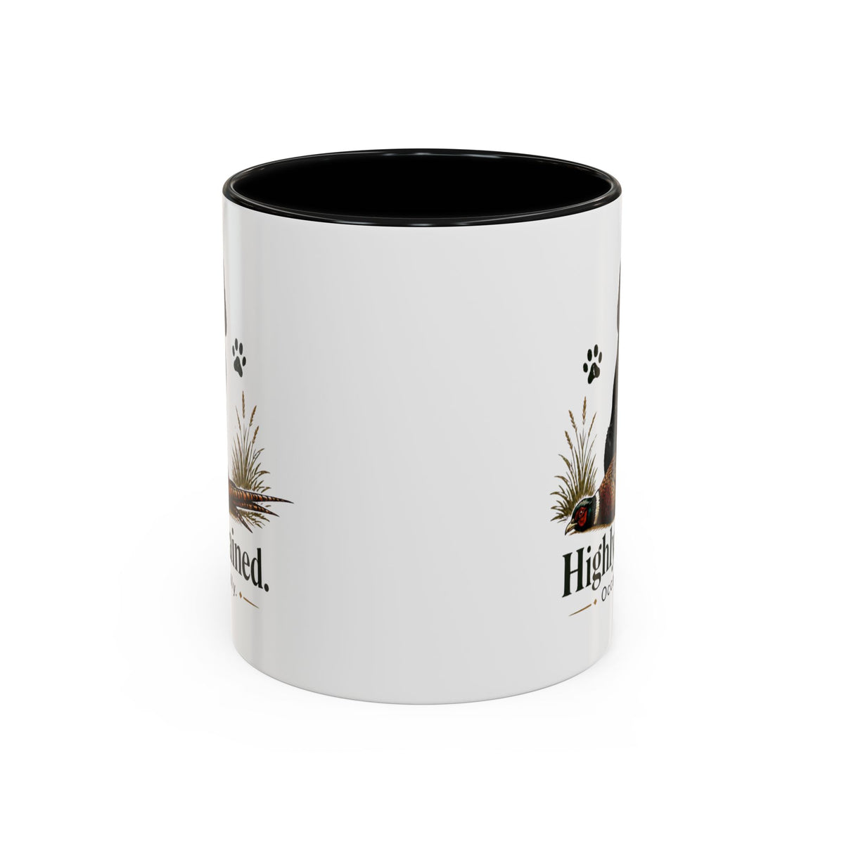 Funny Black Cocker Spaniel Mug - Highly Trained Occasionally, Gundog Owner Gift, Shooting Dog Lover Coffee Mug, 11oz