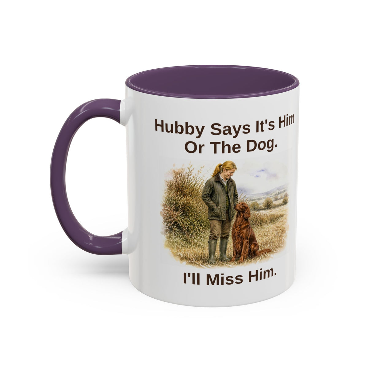 Hubby Says Mug - Red Setter - Red - Blonde