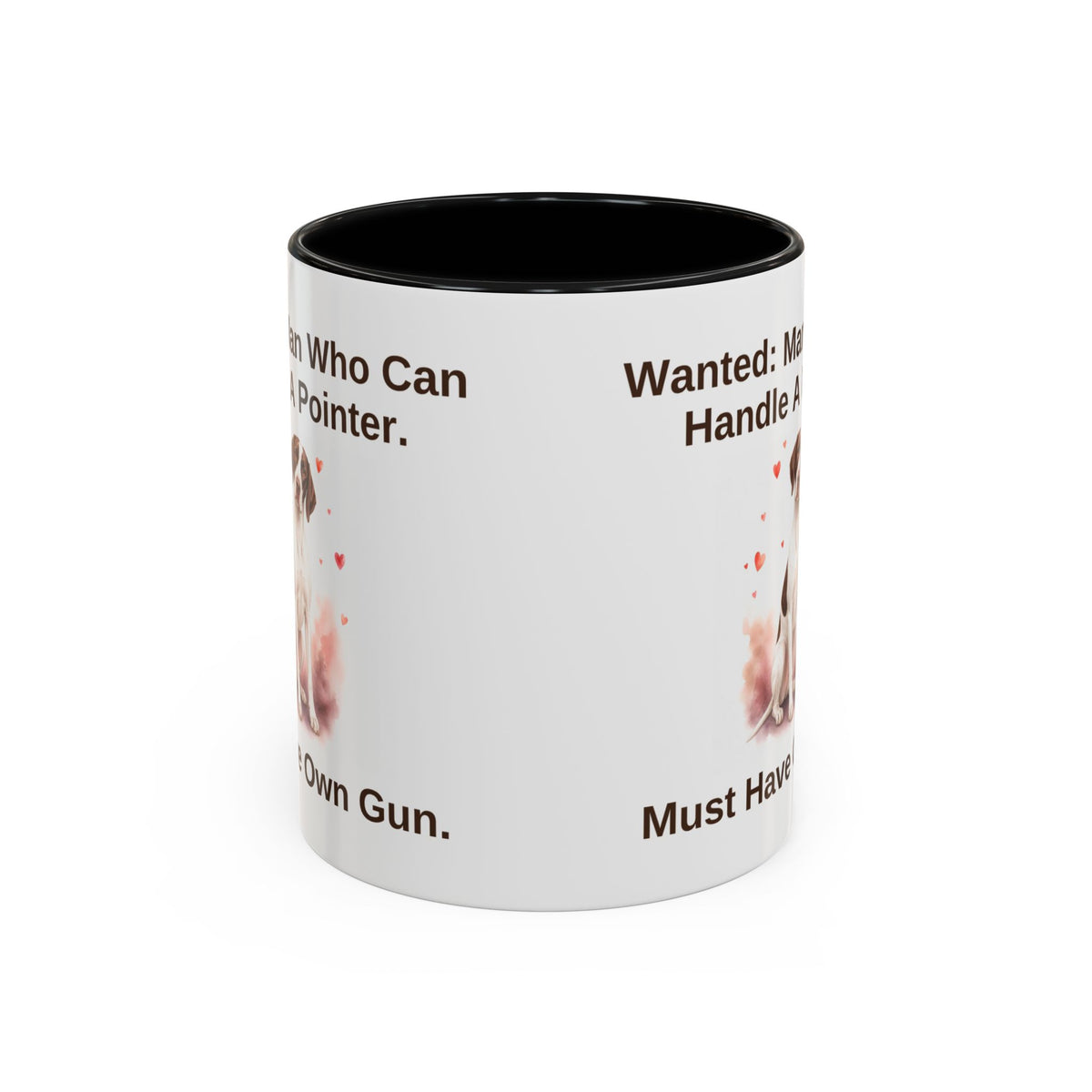Wanted Mug - English Pointer - Liver & White - Man