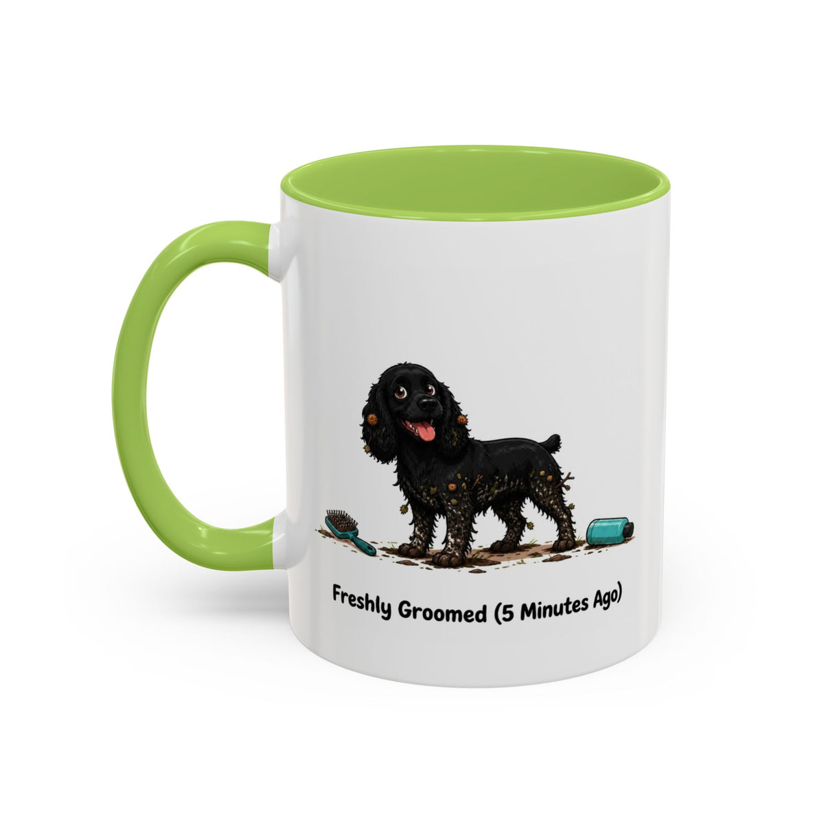 Freshly Groomed Mug - Cocker Spaniel - Black