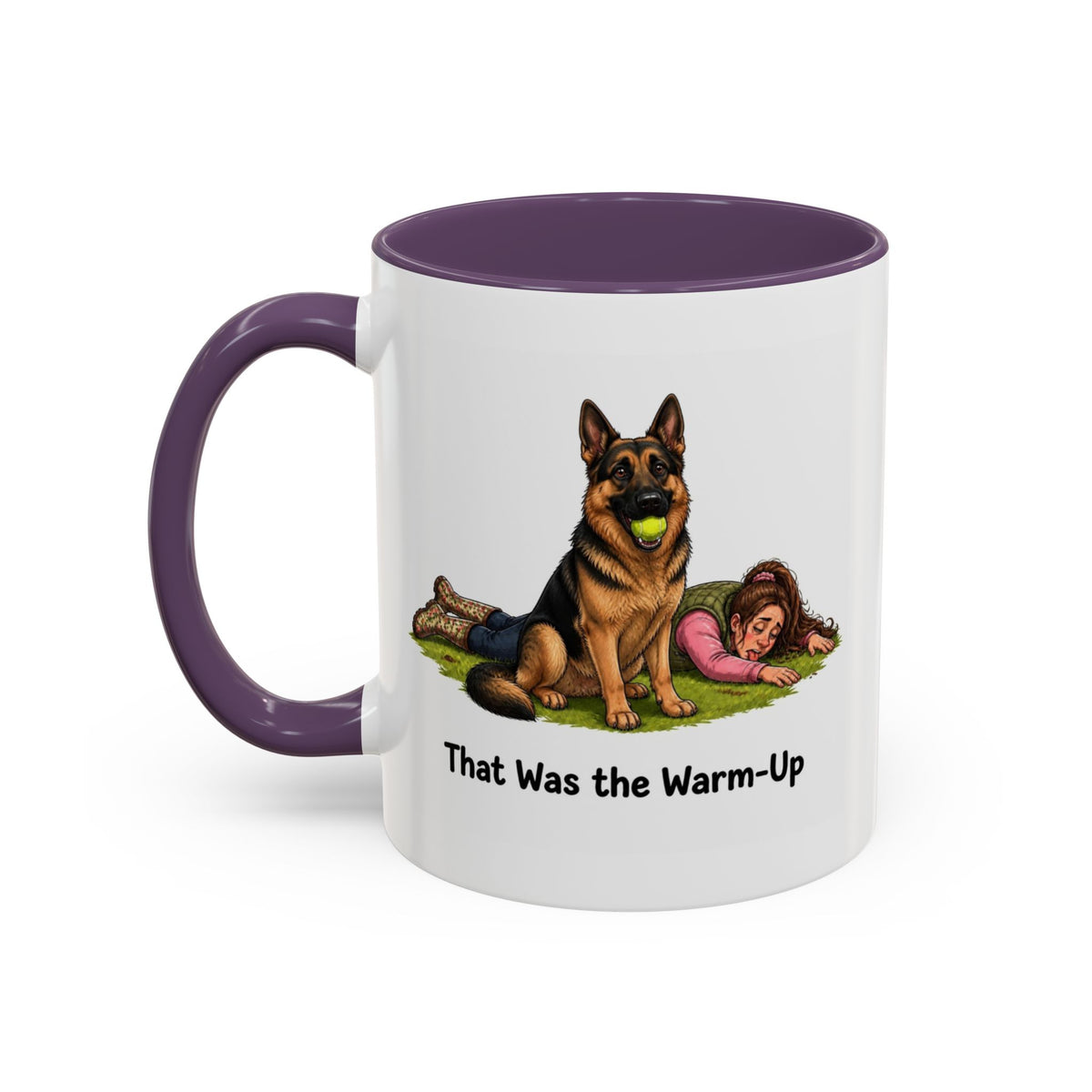 Warm-Up Mug - German Shepherd - Black & Tan - Woman