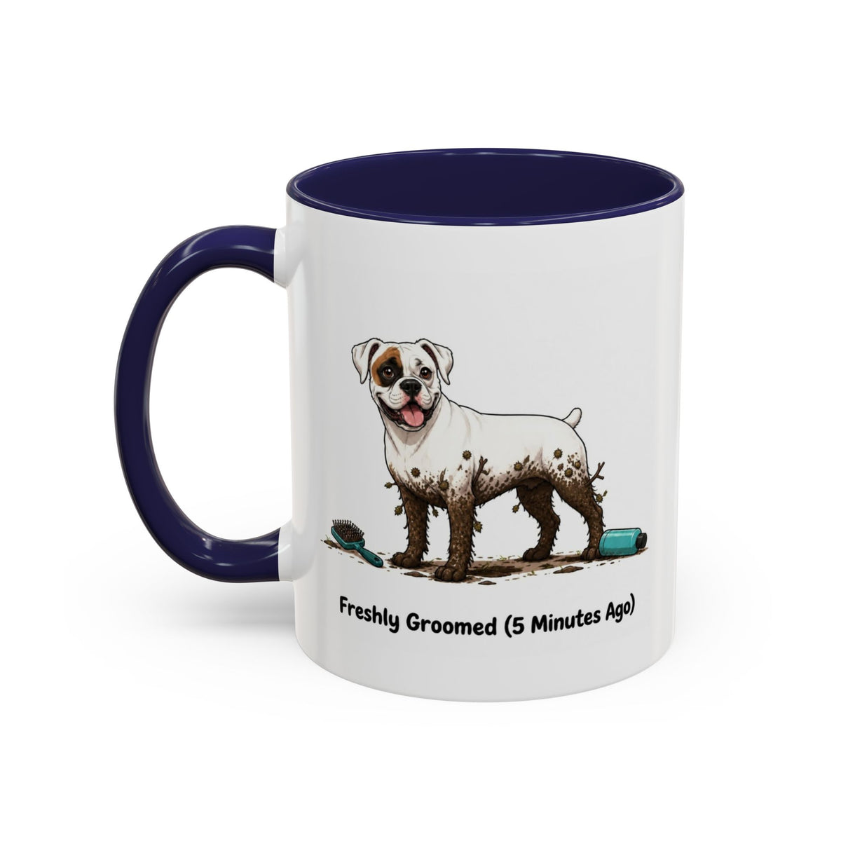 Freshly Groomed Mug - Boxer - White