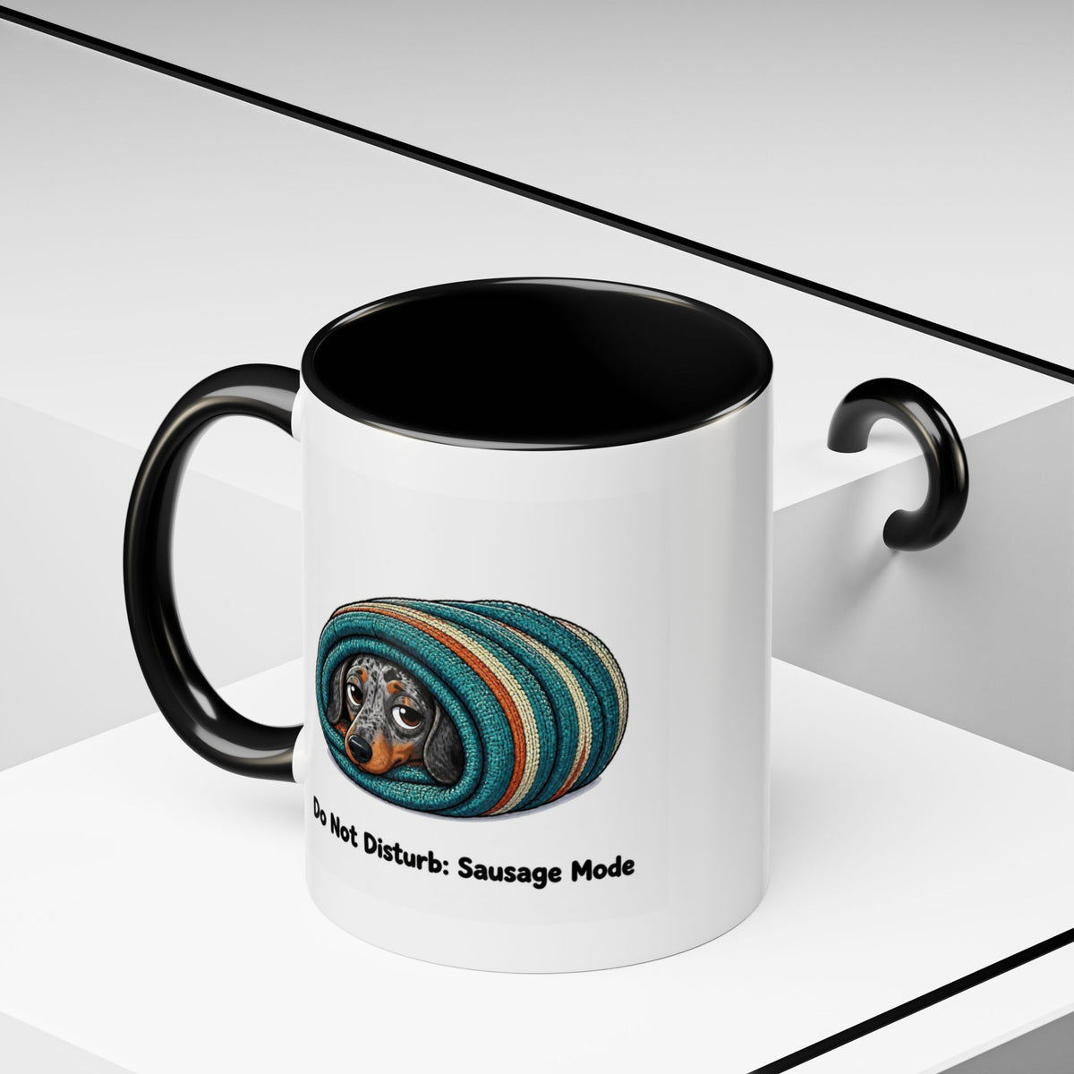Sausage Mode Mug - Dachshund - Dapple