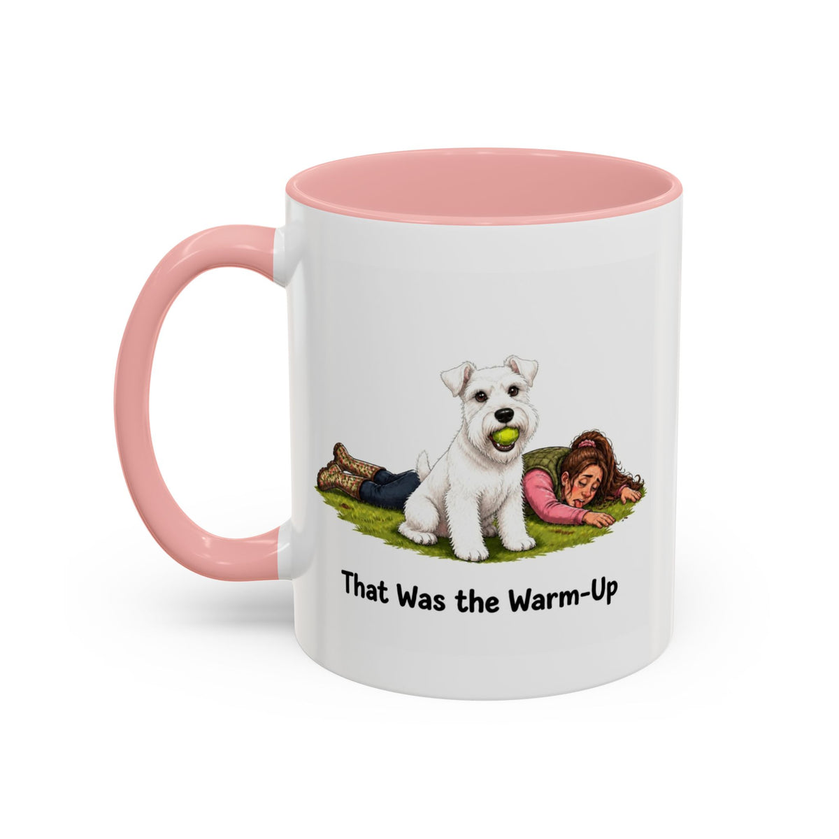 Warm-Up Mug - Miniature Schnauzer - White - Woman