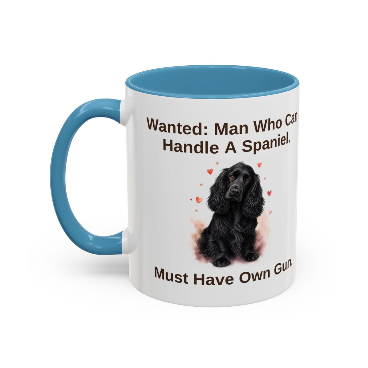 Wanted Mug - Cocker Spaniel - Black - Man