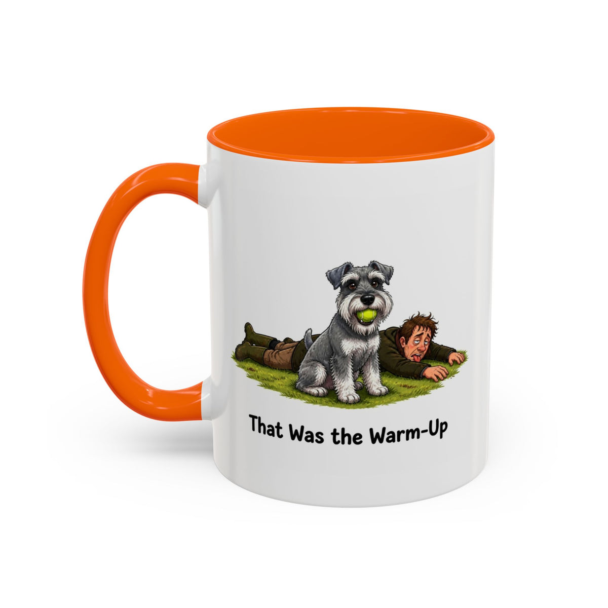Warm-Up Mug - Miniature Schnauzer - Salt & Pepper - Man