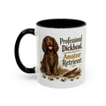 Funny Chocolate Cocker Spaniel Mug - Professional Dickhead, Amateur Retriever, Working Gun Dog Gift, Pheasant Shooting Mug, 11oz