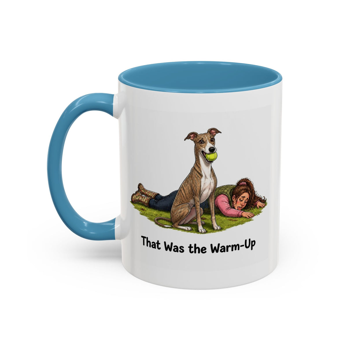 Warm-Up Mug - Whippet - Brindle - Woman