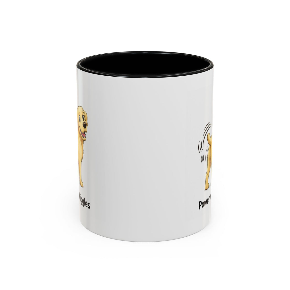 Powered by Wiggles Mug - Labrador - Yellow