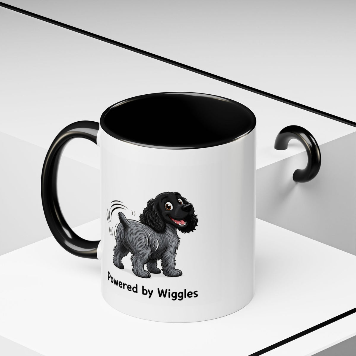 Powered by Wiggles Mug - Cocker Spaniel - Blue Roan