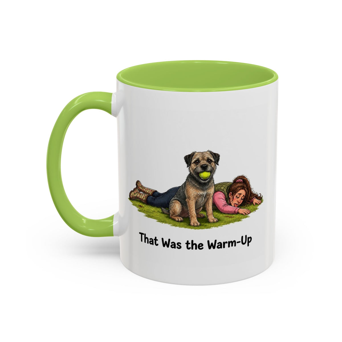 Warm-Up Mug - Border Terrier - Grizzle & Tan - Woman