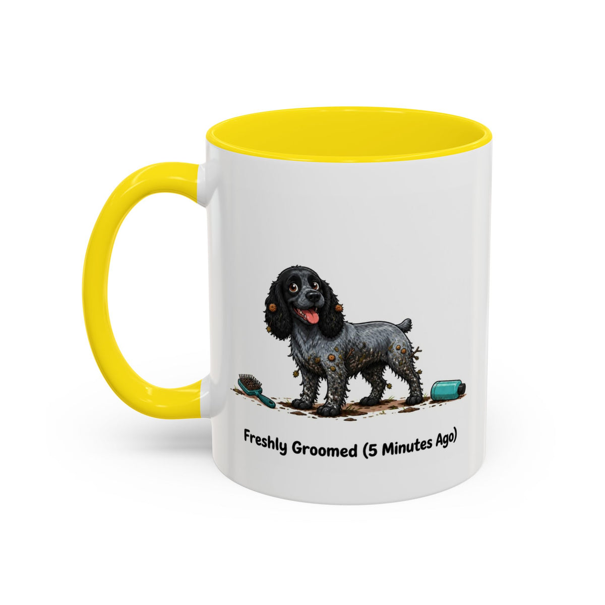 Freshly Groomed Mug - Cocker Spaniel - Blue Roan