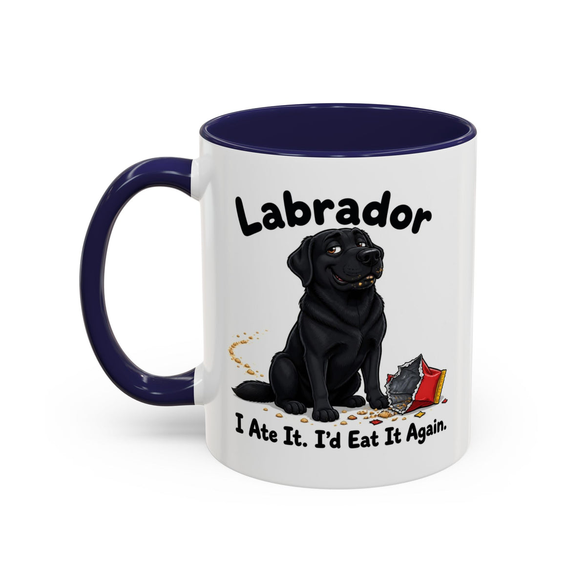 I Ate It Mug - Labrador - Black