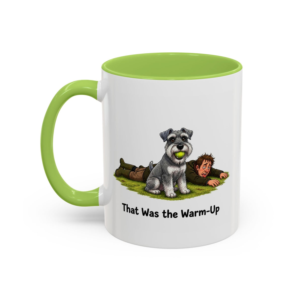 Warm-Up Mug - Miniature Schnauzer - Salt & Pepper - Man