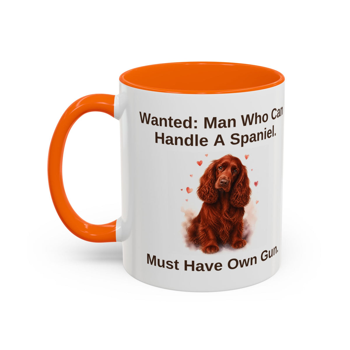 Wanted Mug - Cocker Spaniel - Red - Man