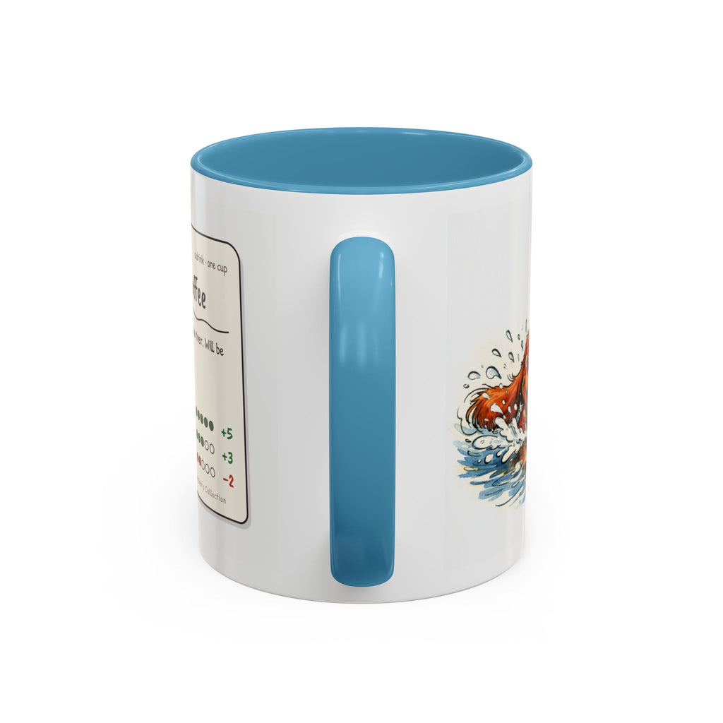 Funny red cocker spaniel mug, wet spaniel and car – view 4