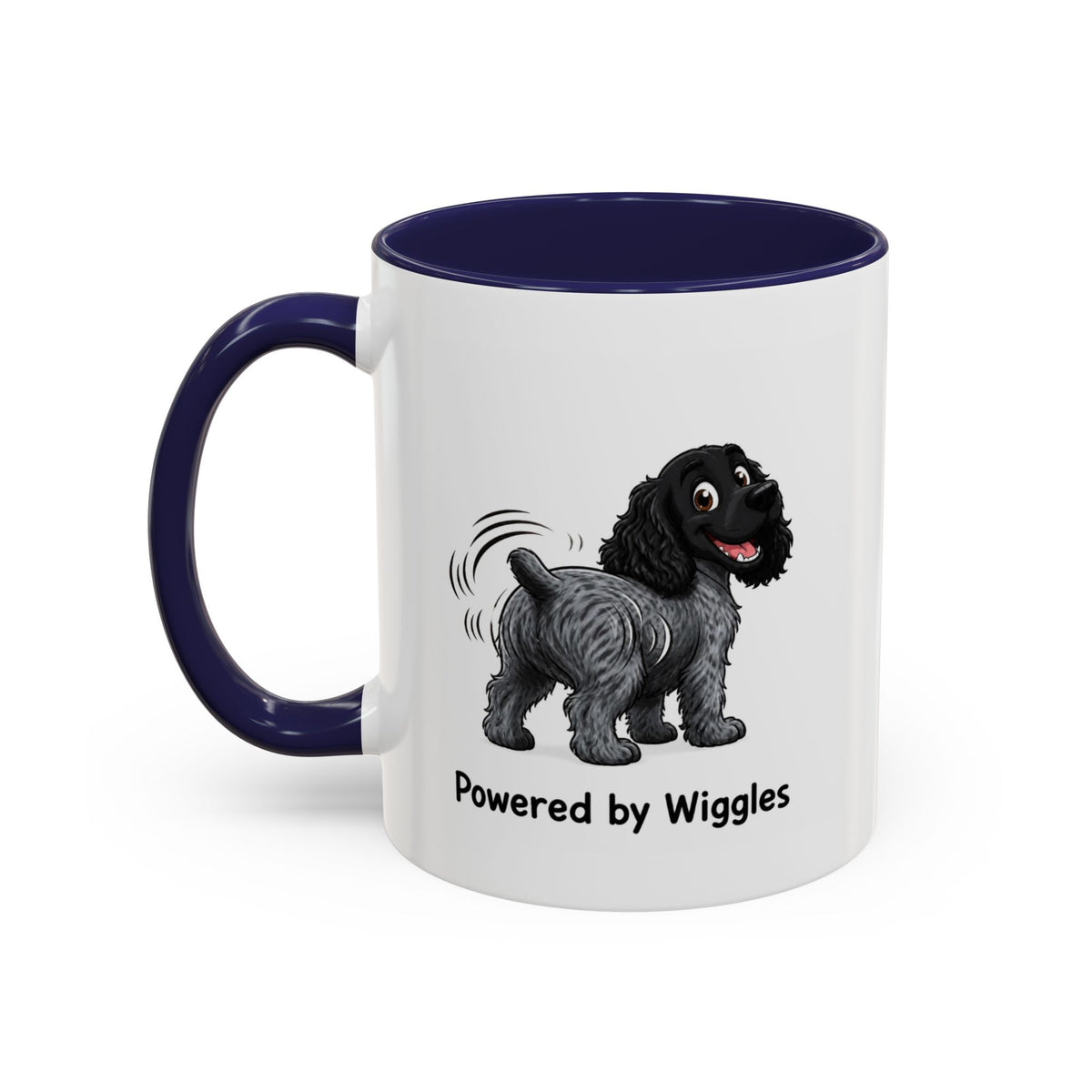 Powered by Wiggles Mug - Cocker Spaniel - Blue Roan