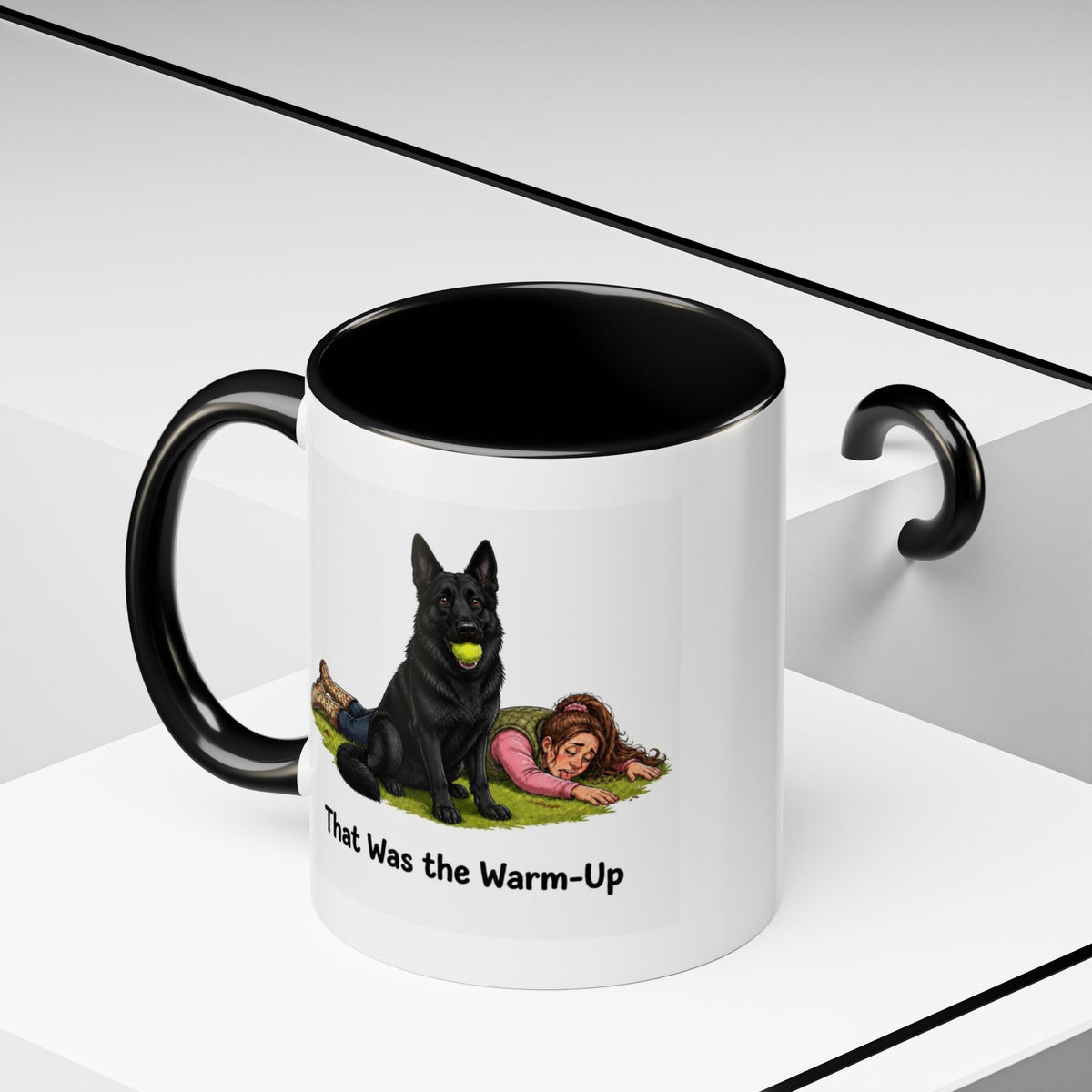 Warm-Up Mug - German Shepherd - Black - Woman