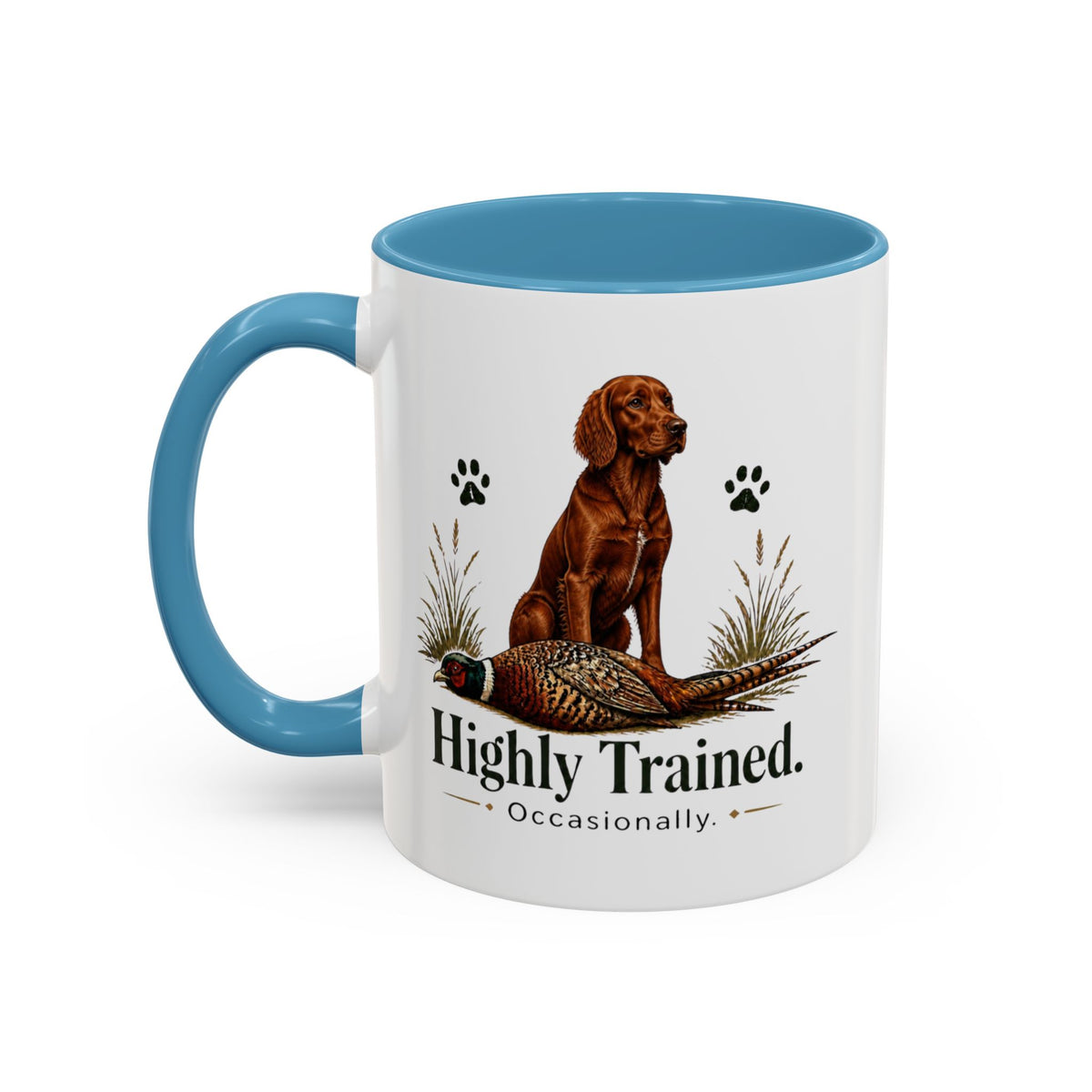 Funny Red Setter Mug - Highly Trained Occasionally, Gundog Owner Gift, Shooting Dog Lover Coffee Mug, 11oz