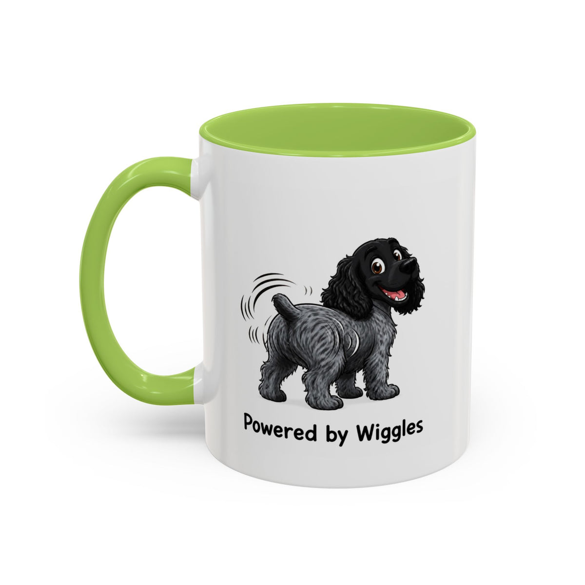 Powered by Wiggles Mug - Cocker Spaniel - Blue Roan