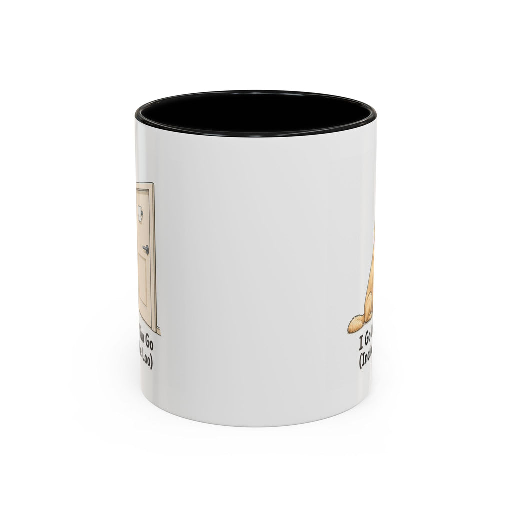 I Go Where You Go Mug - Golden Retriever - Light Golden