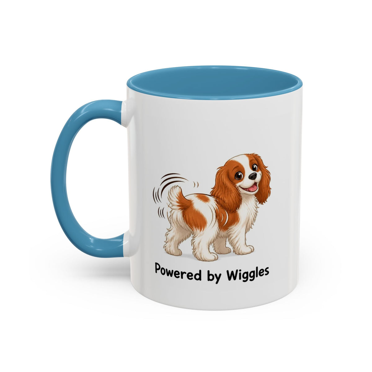 Powered by Wiggles Mug - Cavalier King Charles Spaniel - Blenheim