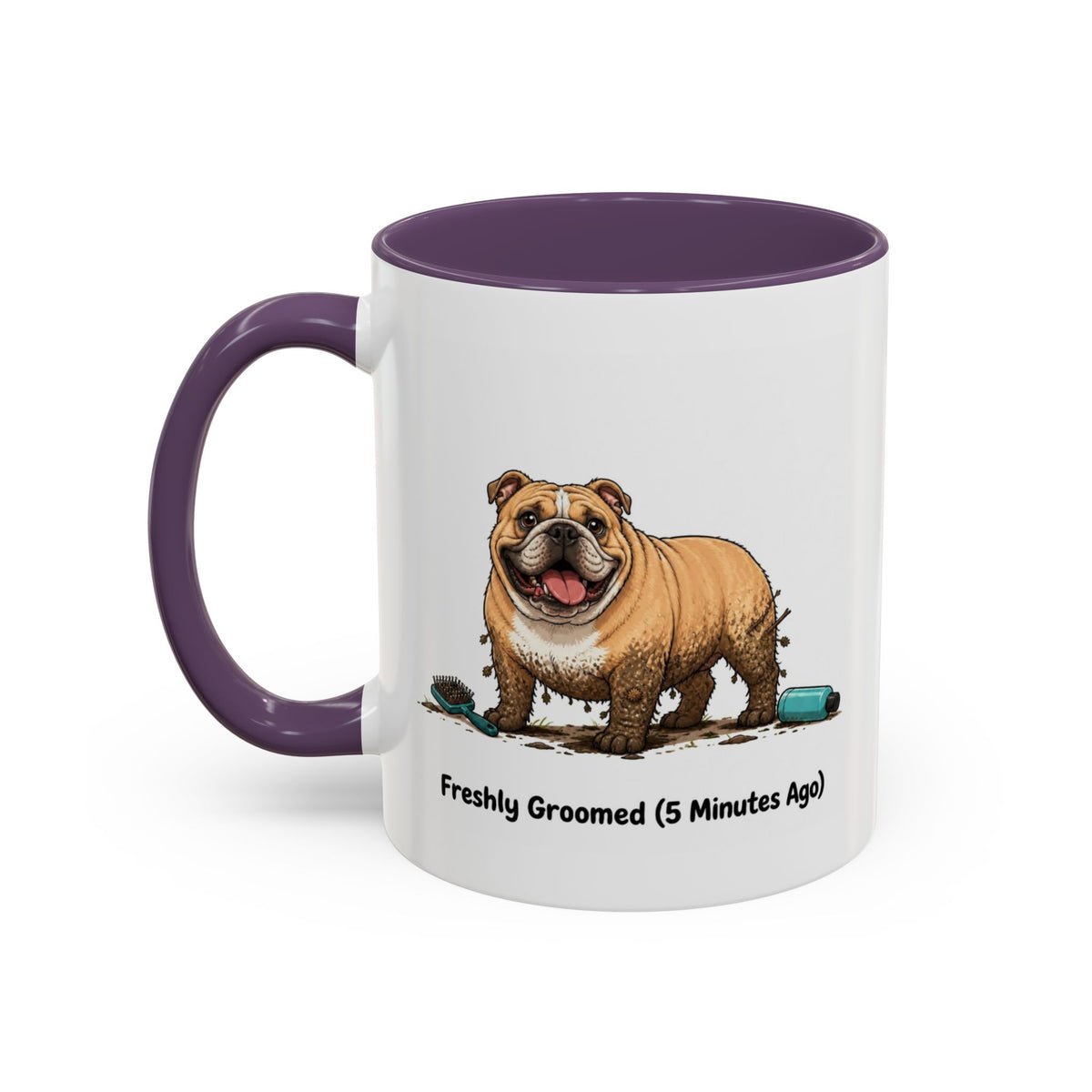 Freshly Groomed Mug - Bulldog - Fawn